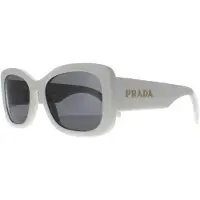 Prada PRA08S 1425S0 talk donkergrijs zonnebril