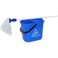 Spaanse mopset compleet, mop 220 gram steel 140 cm