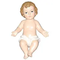 Euromarchi Kindje jezus 15 cm kerstversiering