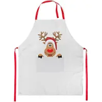Ferocity - Kinderschort Universele kindermaat Schildersschort - met klittenband - Unisex - Rendier