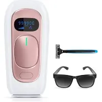 IPL Laser ontharing voor vrouwen en mannen Permanent ontharingsapparaat geüpgraded naar 999.900 flitsen Pijnloos voor gezicht, benen, armen, bikinilijn en gebruik voor het hele lichaam