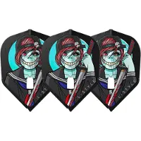 L-Style L3 Kami Ludo le Mat Black V1 - Dart Flights