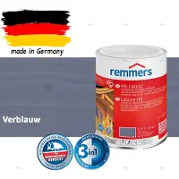 Remmers HK-Lazuur 3in1 Verblauw 0,75L – Premium Houtbeschermingsbeits voor Buiten – Oplosmiddelhoudend – UV- & Vochtwerend – Impregneer, Grondlaag & Beits in Eén