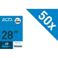 ACID Tube 28" Trekking SV 40 mm 38/47 - Fietsband - Binnenbanden - Geschikt voor Fiets - Tubeless - Fiets Accessoires - Tube Fiets - 40 mm Ventiel - 50 stuks