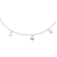 The Jewelry Collection Zilveren Collier hart 2 1018888