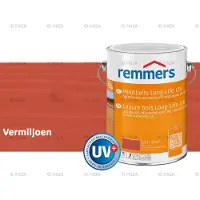 Remmers Long Life Houtbeits UV – vermiljoen – 2,5 Liter – Duurzame houtbescherming met maximale UV-bescherming