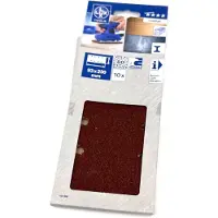Lux Tools - Schuurpapier - 93 x 230 mm - Korrel 80 - 8 gaten voor stofafzuiging - 10 stuks
