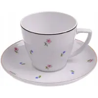 Lubiana Beata/Dorota Kop & Schotel 350ml - Jastra Bloemendesign Goud