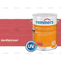 Remmers Long Life Houtbeits UV – aardbeirood – 2,5 Liter – Duurzame houtbescherming met maximale UV-bescherming