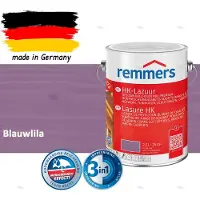 Remmers HK-Lazuur 3in1 Blauwlila 2,5L – Premium Houtbeschermingsbeits voor Buiten – Oplosmiddelhoudend – UV- & Vochtwerend – Impregneer, Grondlaag & Beits in Eén