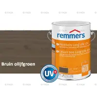 Remmers Long Life Houtbeits UV – bruin olijfgroen – 2,5 Liter – Duurzame houtbescherming met maximale UV-bescherming