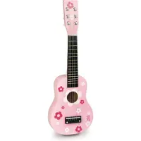 Vilac Roze Gitaar met Bloemen