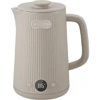 Chiato heatPLAY Groove Elektrische waterkoker, 1,7 L – Licht Zand