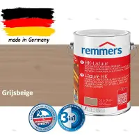 Remmers HK-Lazuur 3in1 Grijsbeige 2,5L – Premium Houtbeschermingsbeits voor Buiten – Oplosmiddelhoudend – UV- & Vochtwerend – Impregneer, Grondlaag & Beits in Eén
