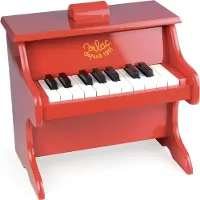 Vilac Piano - Rood - - OneSize - Muziekinstrumenten