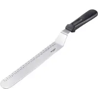Westmark Paletmes, met maataanduiding in cm, lengte: 38,7 cm, roestvrij staal/kunststof, zilver/zwart, 30072270