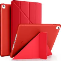 SBVR Tablet Hoes geschikt voor iPad Hoes 2019 - 7e Generatie - 10.2 inch - Smart Cover - Rood