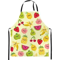 Ferocity - Kinderschort Universele kindermaat Schildersschort - met klittenband - Unisex - Vruchten