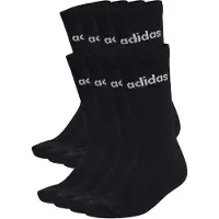 Adidas Sportsokken 'LINEAR CUSHIONED CREW SOCK 10 PAIR PACK' zwart