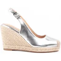 Montevita Espadrilles Met Sleehak Balenci5 Zilver