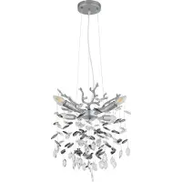 Globo Hanglamp Queena Zilvergrijs Ø 40cm