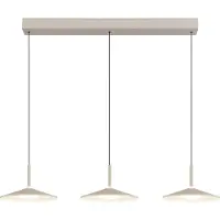 Globo 3 Lichts Hanglamp Lampone Design Zand Bruin