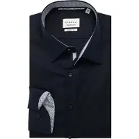 Eterna Navy overhemd Modern Fit