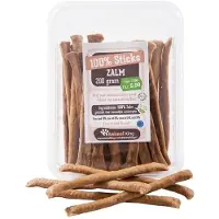 100% 3 x 100%-sticks-voordeelbox- zalm-hondensnack - 600 gram