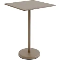 Muuto Linear Steel Café Tafel Taupe | 70cm x 70cm - H: 105cm