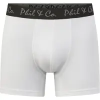 Phil&Co. Boxershorts grijs gemêleerd / zwart / wit