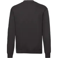 Fruit Of The Loom Heren Klassieke Drop Schouder Sweatshirt (Zwart)