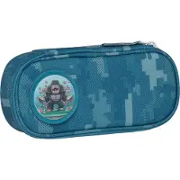 Beckmann etui - ovaal - leeg - Jungle Game green