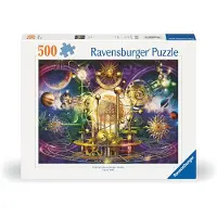 Ravensburger puzzel Golden Solar System - 500 stukjes karton.