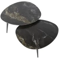 Hoyz salontafel set-2 organisch fossil keramiek