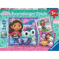 Ravensburger Puzzel Gabby 3x49pcs Karton Puzzel