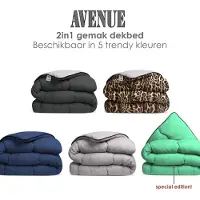 Avenue luxe en makkelijk dekbed zonder overtrek – hoesloos lits-jumeaux dekbed