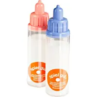 Heless Poppenfles met melk blauw