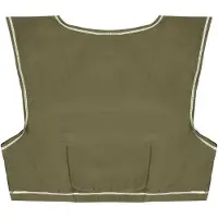 Nike Dri-Fit Sportbeha Fitness V-Hals Bruin Mouwloos Training Top 222665 204