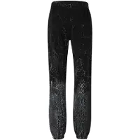AMIRI gebarsten kleurstof logo zwarte joggingbroek