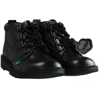 Kickers Mid Quilt Dames Zwart