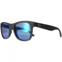 Lacoste L778S 035 opvouwbare zonnebril mat grijs blauw