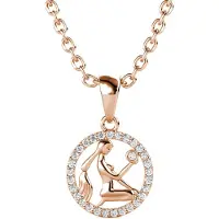 MYC Paris Maagd Zodiac Hangers - Roségoud en Kristal