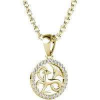 MYC Paris Steenbok Zodiac Hangers - Goud en Kristal
