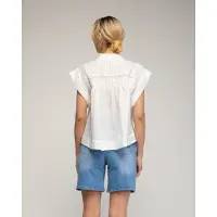 Tantra Oversized mouwloze top met plooien