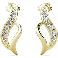 MYC Paris Destiny oorbellen - Goud en kristal