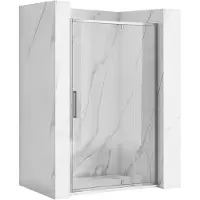 REA Rapid Swing 120 - Douchedeur - Chroom - 0,6X120X195Cm