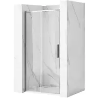 REA Rapid Slide 160 - Douchedeur - Chroom - 0,6X160X195Cm