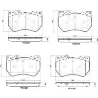 Brembo P 50 180 Remblokken