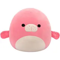 Squishmallows - Morlai - Coral Manatee W/White Belly 40cm pluche