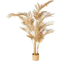 Beliani ARECA PALM - Kunstplant - Goud - 160 cm - Kunststof